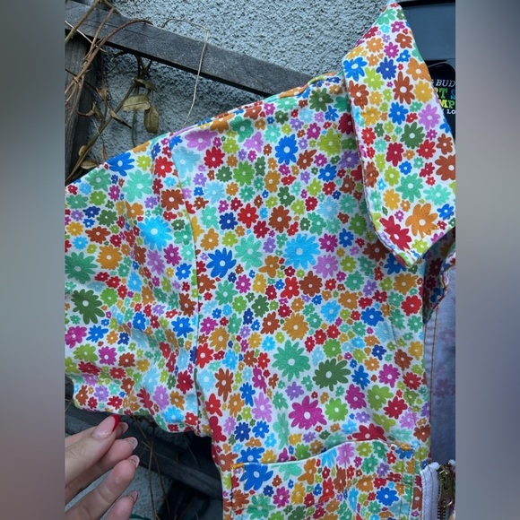 Big Bud Press Blossom Short Sleeve Jumpsuit - Picture 10 of 10